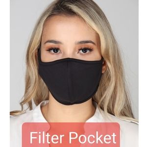 Black Unisex Face Mask MADE IN USA